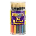 Creativity Street Paint Brush, Colossal, Flat, PK30 5167